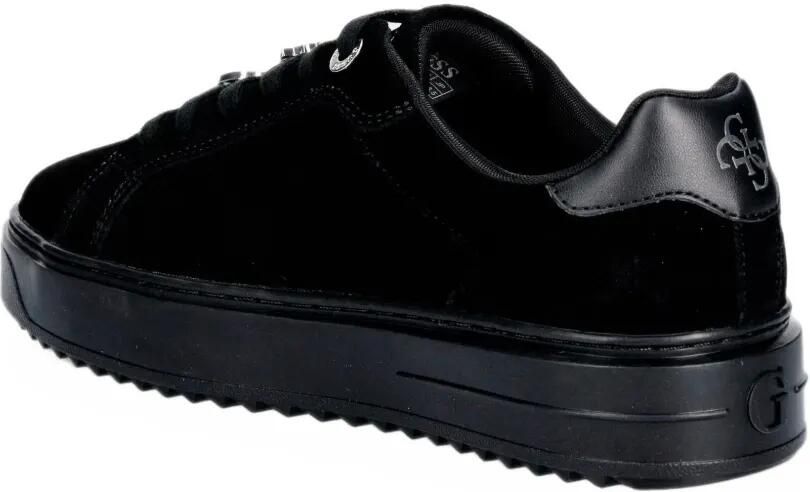 GUESS USA Duena sneakers met logo-plakkaat en plateauzool Zwart - Foto 2