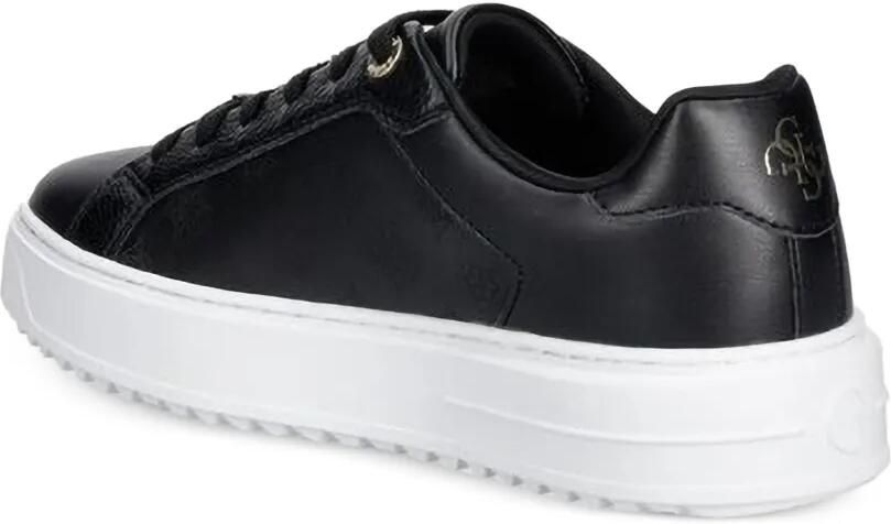 GUESS USA Duena sneakers met monogram-reliëf en logobedel Zwart - Foto 2