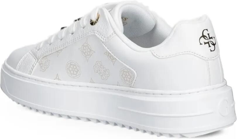 GUESS USA Duena sneakers met veters en logo-print Wit - Foto 2