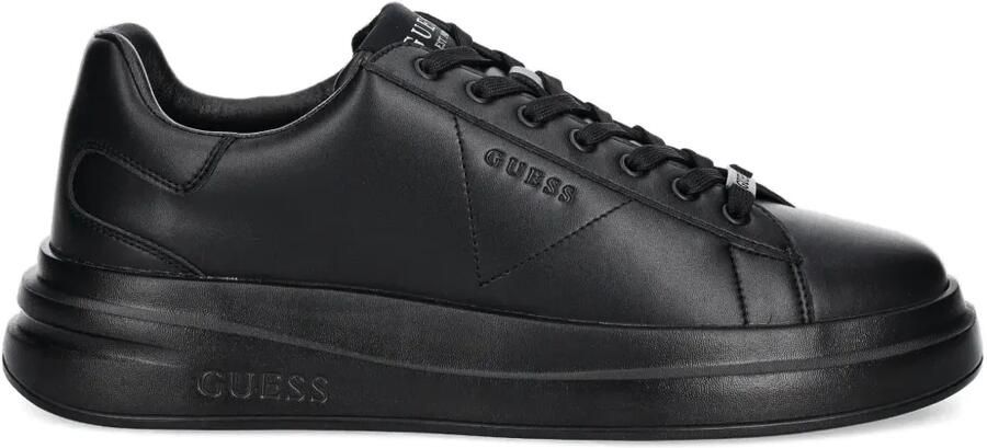 GUESS USA Elba sneakers met plateauzool en logo-reliëf Zwart