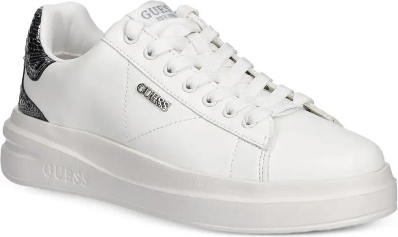 GUESS USA Elbina leren sneakers met pailletten Wit - Foto 3