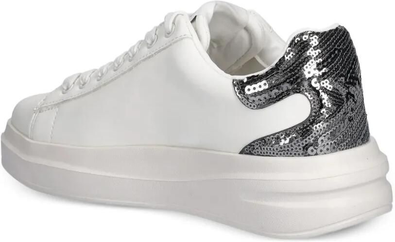 GUESS USA Elbina leren sneakers met pailletten Wit - Foto 2