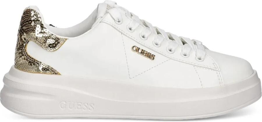 GUESS USA Elbina sneakers met pailletten Wit