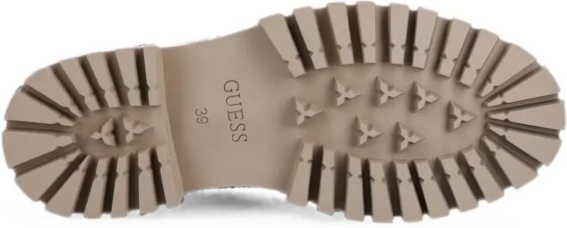 GUESS USA Enkellaarzen met logo-plakkaat en chunky zool Grijs - Foto 5