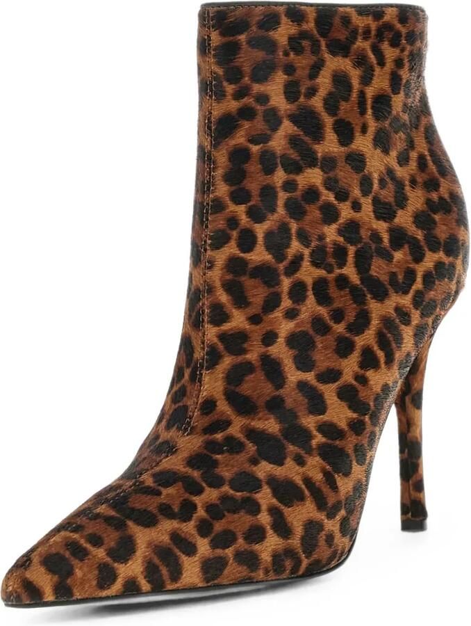 GUESS USA Enkellaarzen met luipaardprint Bruin