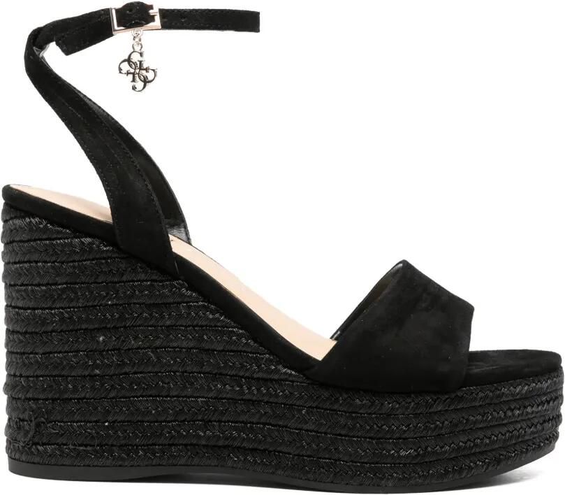 GUESS USA Everly2 sandalen met hak Zwart - Foto 4