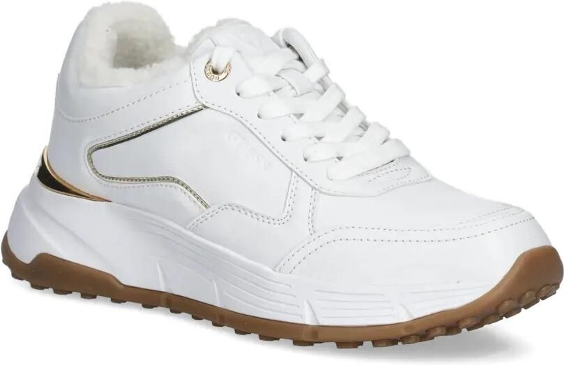 GUESS USA Farrea sneakers met afwerking van imitatiebont Wit - Foto 2
