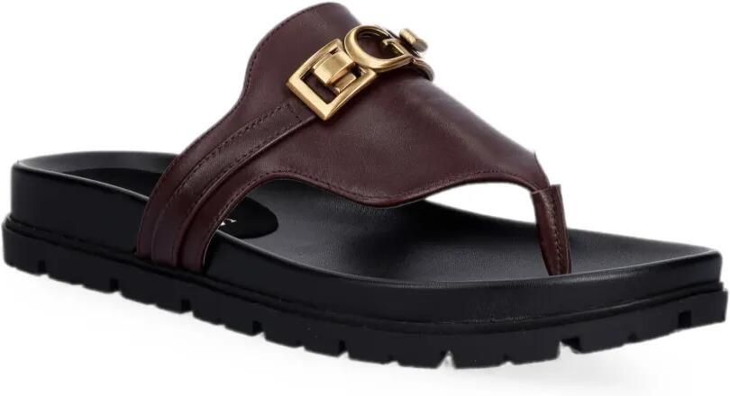 GUESS USA Farron sandalen met logoplakkaat Bruin - Foto 2
