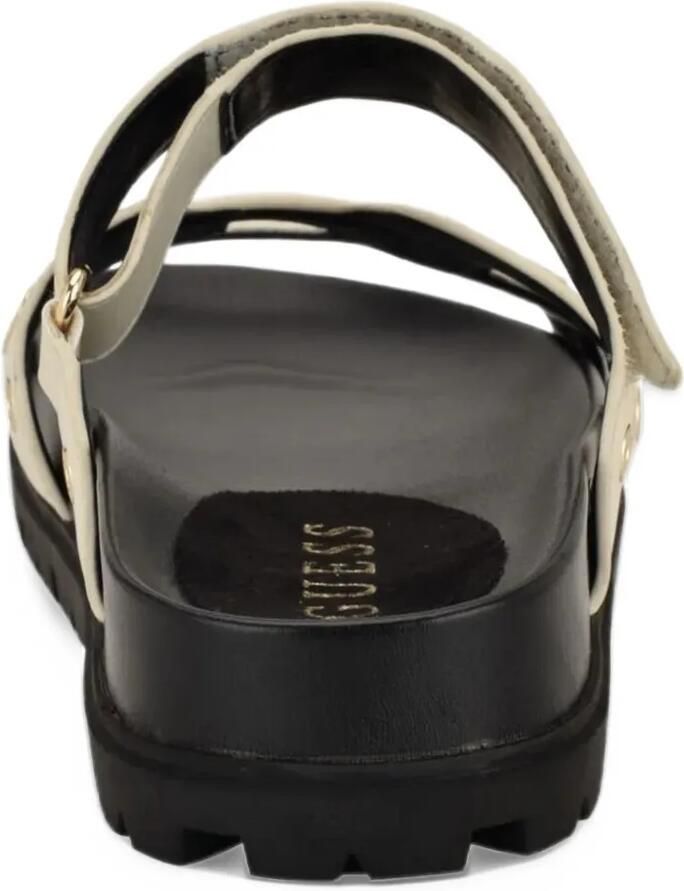 GUESS USA Fashie slip on double strapped footbed sandals Beige - Foto 2