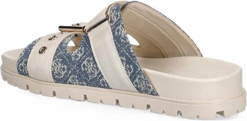 GUESS USA Faxona sandalen met logo-print en gespsluiting Blauw - Foto 4