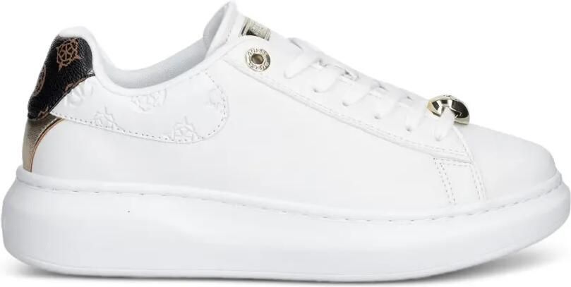 GUESS USA Fireup sneakers van echt leer Wit