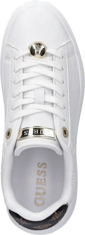 GUESS USA Fireup sneakers van echt leer Wit - Foto 4