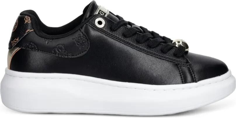 GUESS USA Fireup sneakers van echt leer Zwart
