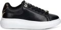 GUESS USA Fireup sneakers van echt leer Zwart - Zwart
