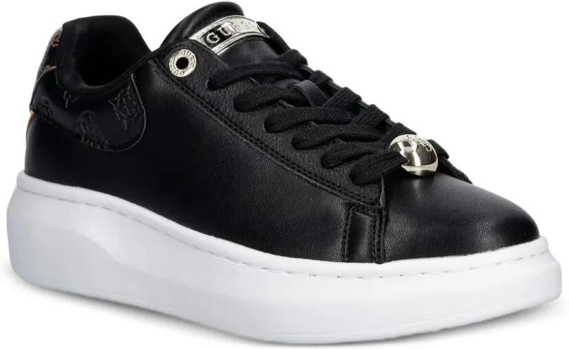 GUESS USA Fireup sneakers van echt leer Zwart - Foto 3