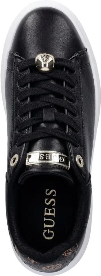 GUESS USA Fireup sneakers van echt leer Zwart - Foto 4