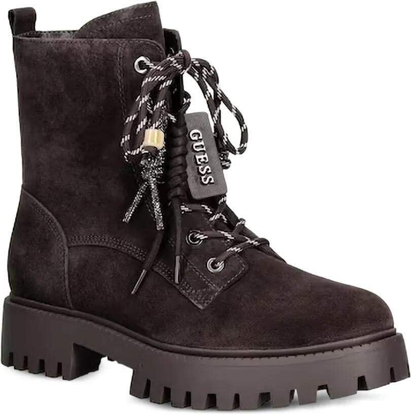 GUESS USA Fizzle suède veterlaarzen Bruin - Foto 3