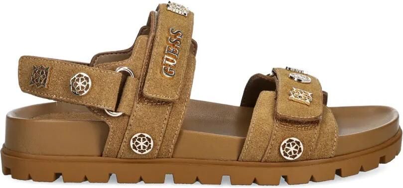 GUESS USA Florizi sandalen met bandjes Bruin