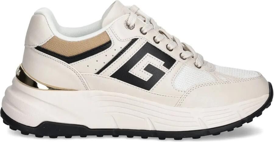 GUESS USA Fonzi chunky sneakers met logodetail Beige