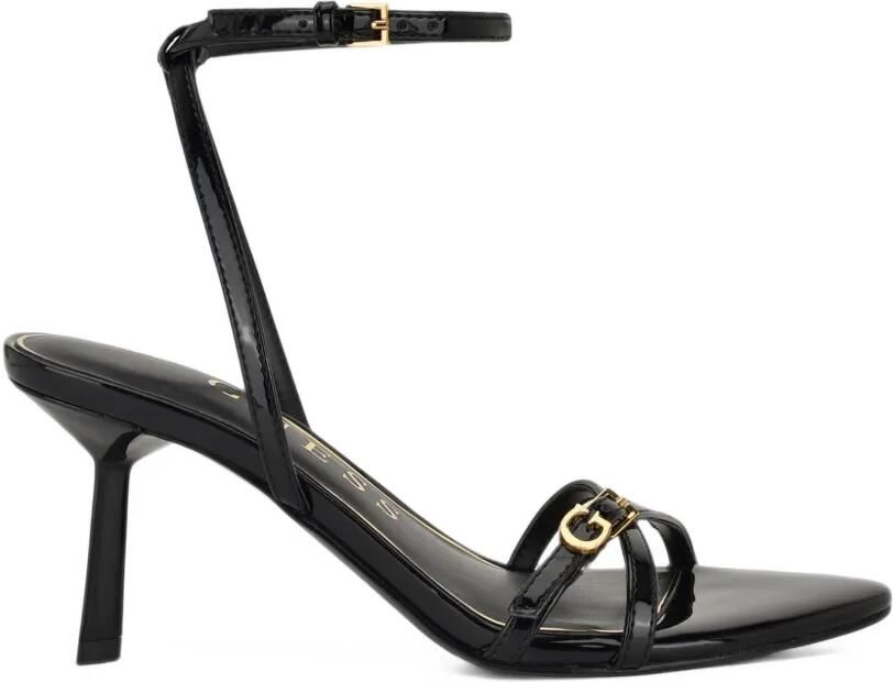 GUESS USA G hardware buckled sandals Zwart