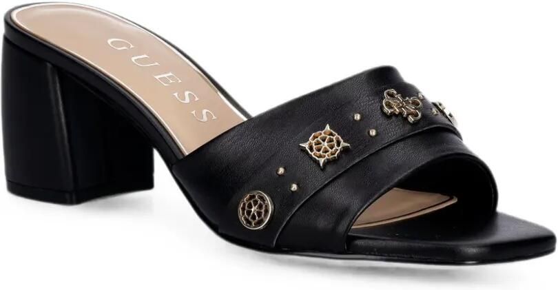 GUESS USA Gauri sandalen met blokhak en logo Zwart - Foto 2