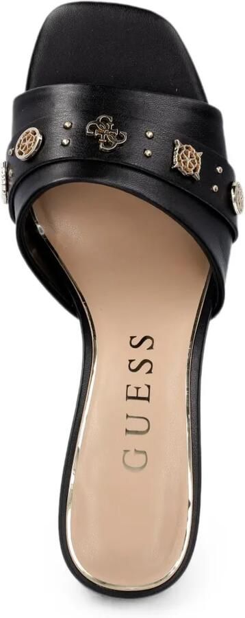 GUESS USA Gauri sandalen met blokhak en logo Zwart - Foto 3