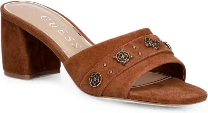 GUESS USA Gauri verfraaide sandalen Bruin - Foto 2