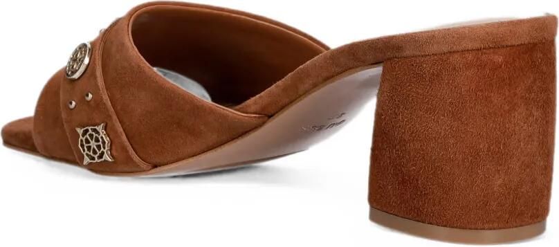 GUESS USA Gauri verfraaide sandalen Bruin - Foto 4