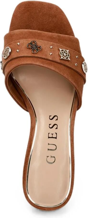 GUESS USA Gauri verfraaide sandalen Bruin - Foto 3
