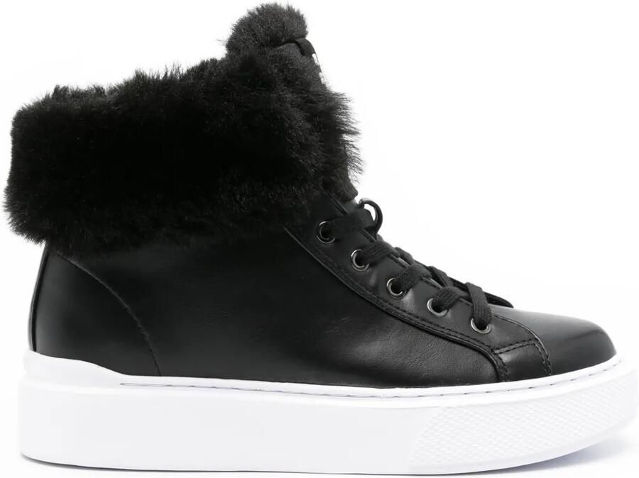 GUESS USA Histori 2 sneakers van imitatiebont Zwart
