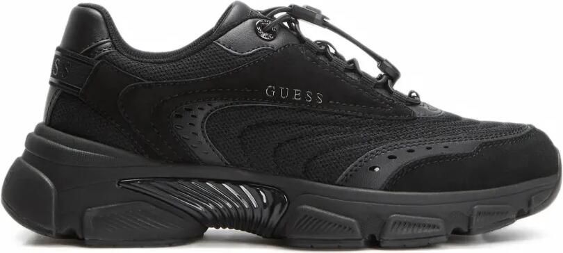 GUESS USA Imeri perforated insert running shoes Zwart