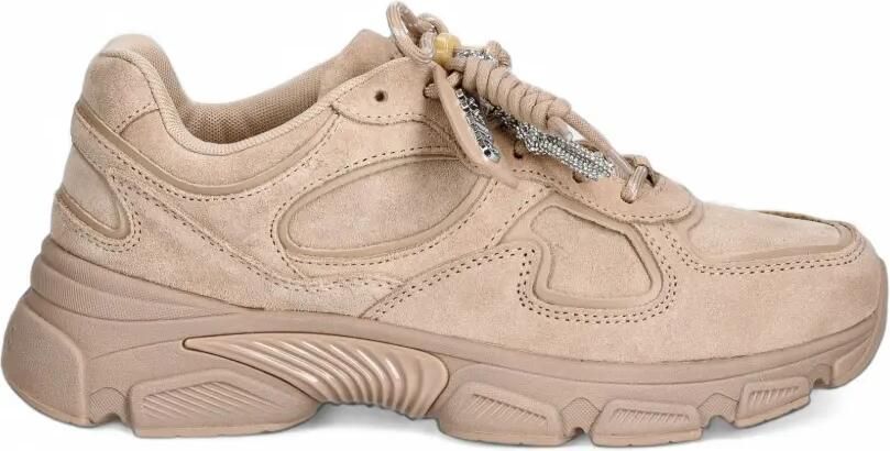 GUESS USA Irrina sneakers met vlakken en bedel Beige