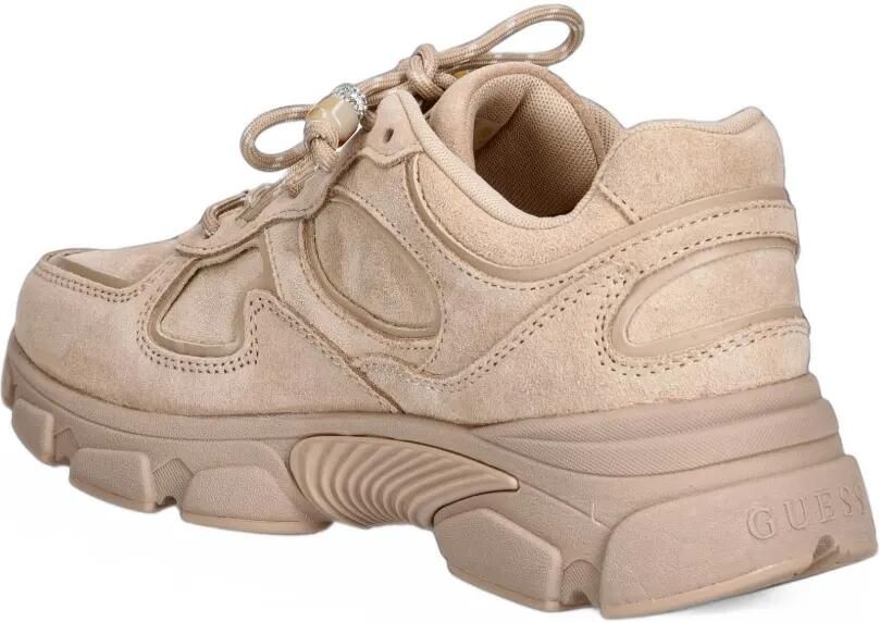 GUESS USA Irrina sneakers met vlakken en bedel Beige - Foto 2