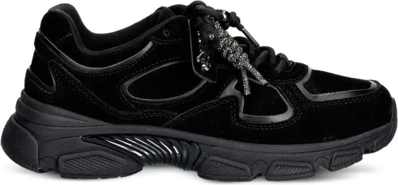 GUESS USA Irrina sneakers van echt leer Zwart