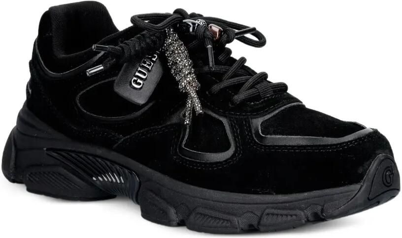 GUESS USA Irrina sneakers van echt leer Zwart - Foto 4