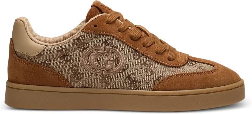 GUESS USA Jacek sneakers met monogramprint en vlakken Bruin