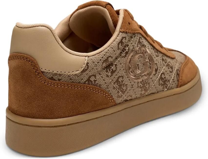 GUESS USA Jacek sneakers met monogramprint en vlakken Bruin - Foto 2