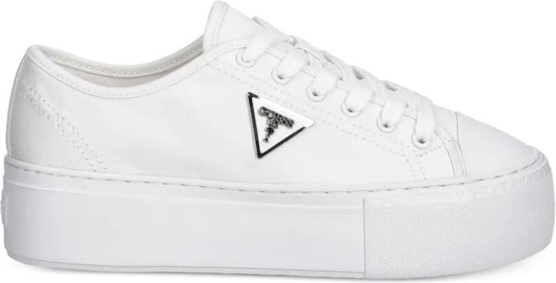 GUESS USA Joezi sneakers met plateauzool Wit