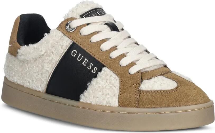 GUESS USA Jrone sneakers van imitatiebont Beige - Foto 3