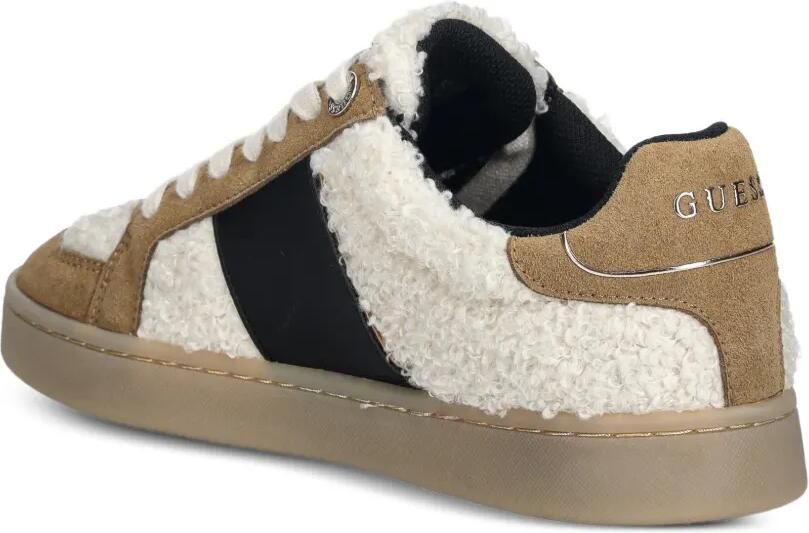 GUESS USA Jrone sneakers van imitatiebont Beige - Foto 2
