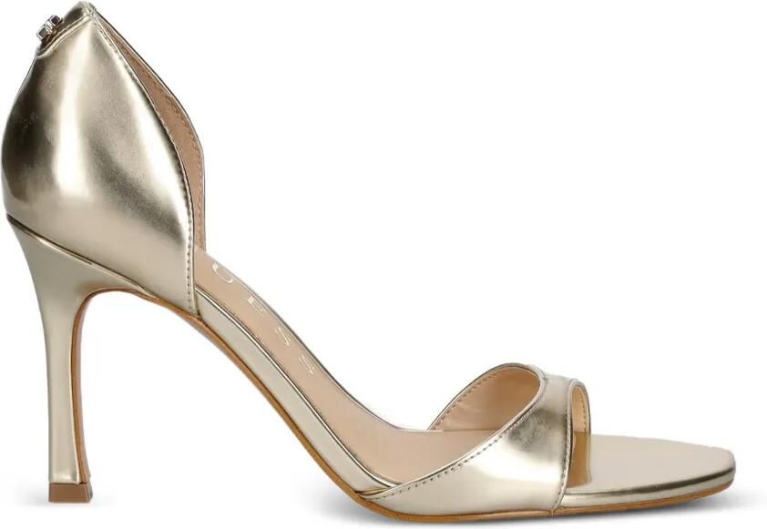 GUESS USA Kalico gelamineerde sandalen Goud