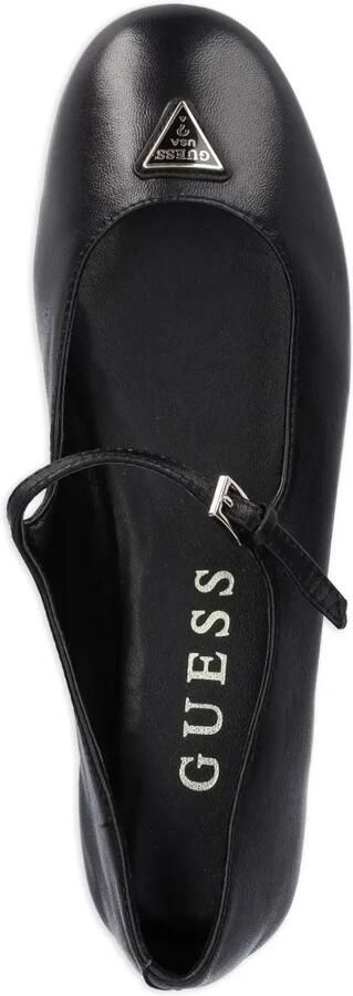 GUESS USA Leren ballerina's met gespdetail Zwart - Foto 4