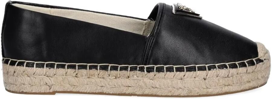 GUESS USA Leren espadrilles Zwart