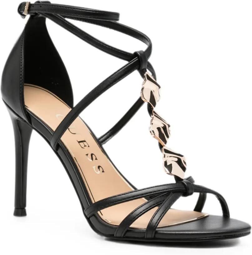 GUESS USA Leren sandalen Zwart