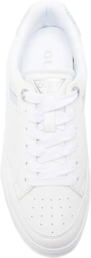GUESS USA Leren sneakers verfraaid met stras Wit - Foto 4