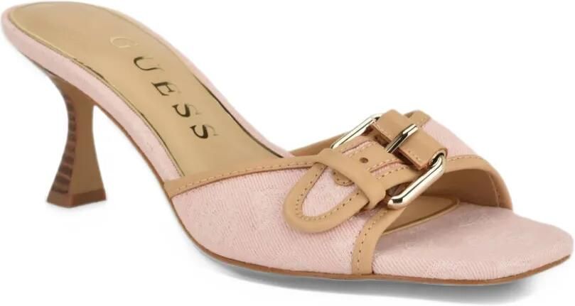 GUESS USA light pink logo Dista Kitten heels Roze - Foto 2