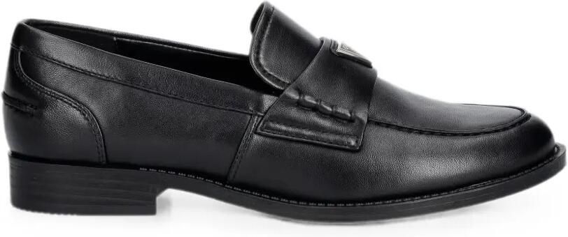 GUESS USA Loafers met logoplakkaat Zwart