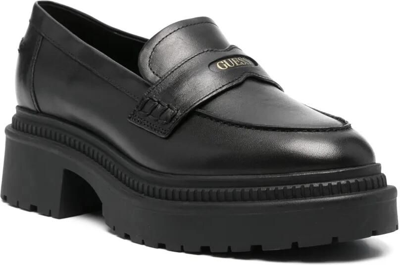 GUESS USA Loafers met logoprint Zwart - Foto 2