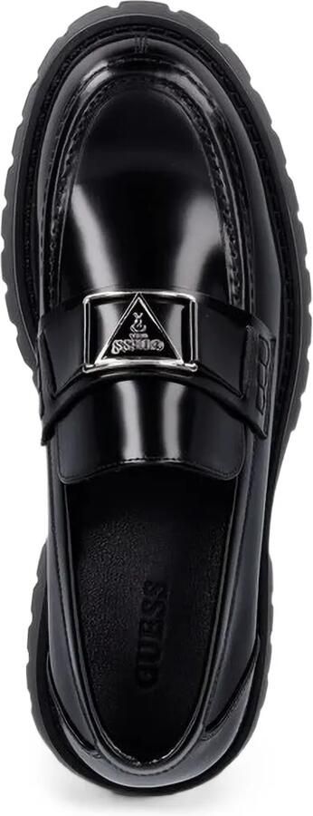 GUESS USA Loafers met profielzool en logo-plakkaat Zwart - Foto 4