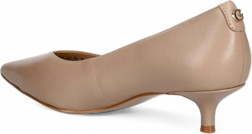GUESS USA logo-plaque pointed-toe pumps Beige - Foto 3